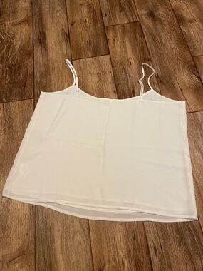 GAP White Lightweight Chiffon Camisole woman Size XL